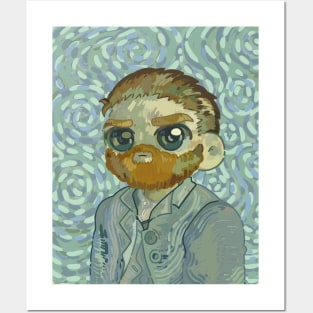 Van Gogh self portrait Posters and Art